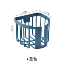 (a-Blue) Bathroom Punch-Free Toilet Paper Shelf Kitchen Tissue Box Wall-Mounted Sticky Paper Storage Box Toilet Paper Holder Roll Paper