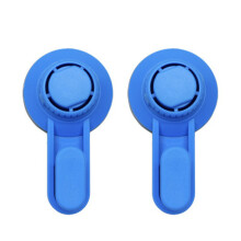 (a-Blue) 2PCS Vacuum Holder Bathroom Wall Heavy Load Strong Waterproof Reusable Towel Kitchen Powerful Suction Cup Hooks Hanging Tools