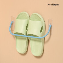(a-blue) Home Wall Mounted Shoe Rack Foldable Shoes Hanger Slippers Drain Storage Rack Shelf Shoe Hanging Holder Bathroom Organizer