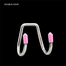(a-1pc hook up M) Self-adhesive Bathroom Towel Hook Heavy Duty Hooks Stainless Steel Kitchen Storage Hooks Punch-free Wall Hook Viscose Hooks
