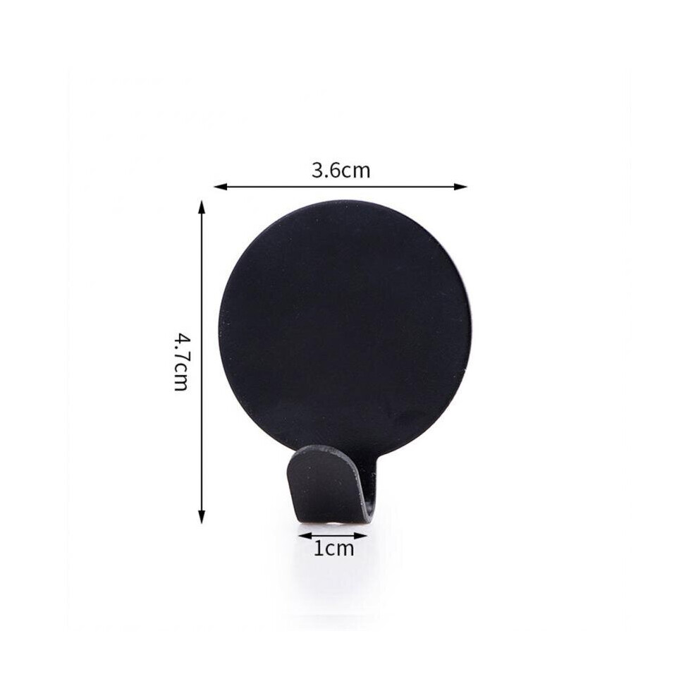 (a-05) Self Adhesive Door Wall Hooks Stainless Steel Waterproof Hooks Kitchen Bathroom Towel Racks Key Holder Hanger Multipurpose Hooks-image-OPC-PCBYK7K-NEW