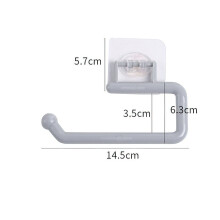 (a-Gary-small) Kitchen Storage Tissue Holder Hanging Toilet Roll Paper Towel Rack Bathroom Cabinet Door Wall Mounted Hooks Holders Organizer