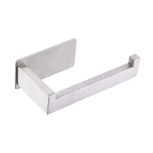 (a-Silver) 304 Stainless Steel Chrome Finished Toilet Roll Paper Holder Wall Mounted Quadrate Mirror Polished Bathroom Accessories