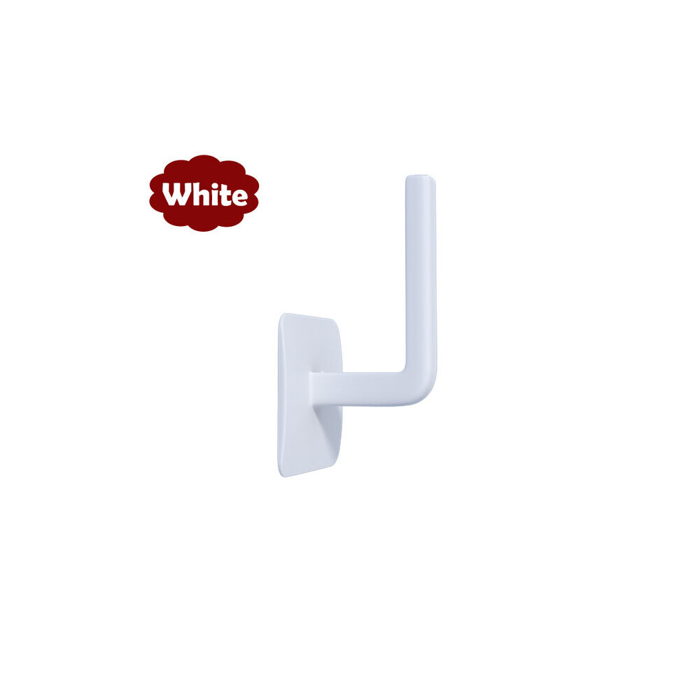 (a-white) L-Shape Punch-Free Hook Wall Mounted Cloth Hanger For Coats Hats Towels Clothes Rack Kitchen Bathroom Holders Multi-Purpose Hook-image-OPC-PCBYKS2-NEW