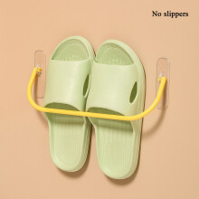 (a-yellow) New Multifunctional Wall Mounted Shoe Rack Foldable Shoes Hanger Drain Storage Rack Shoe Hanging Holder Bathroom Organizer
