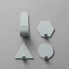 (a-5) Kitchen Towel Hanger Hooks Kitchen And Bathroom Wall Hanging Hole-free Seamless 4pcs Kitchen And Bathroom Wall Hanging Hanger