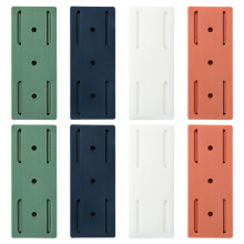 (a-8pcs) Self-adhesive Wall Hanging Holders Plug-in Removable Wall-Mounted Socket Fixer Cable Wire Organizer Desktop Power Strip Holder