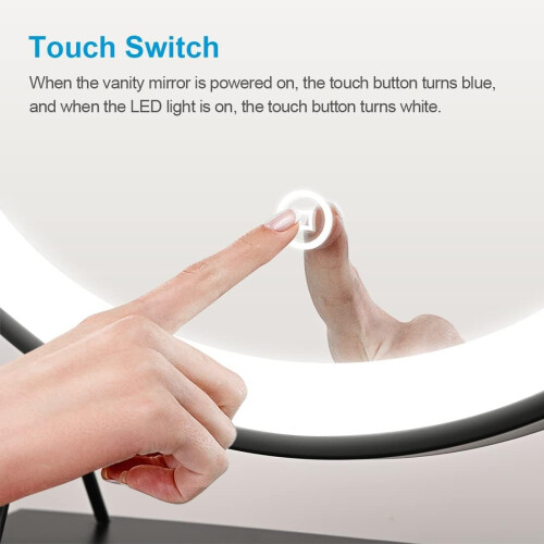 Makeup Mirror for Dressing Table Vanity 3 Color Temperature Lightings 1