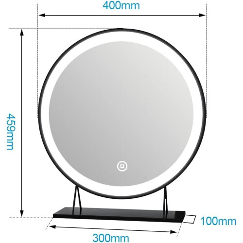 Makeup Mirror for Dressing Table Vanity 3 Color Temperature Lightings 2