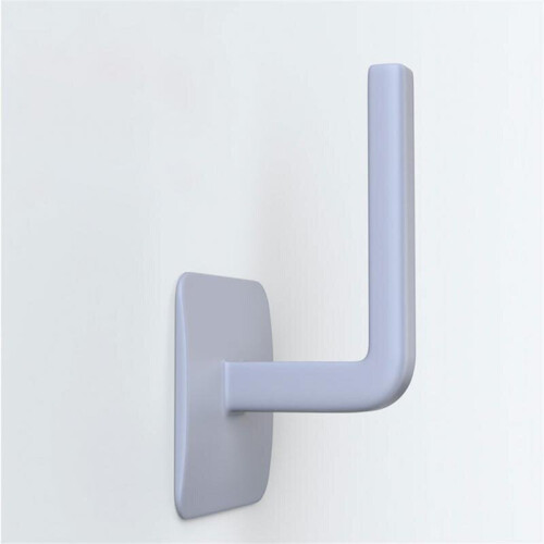 (a-grey) New Hole Free Hook Traceless Strong Adhesive Hook L-type Multifunctional Clothes Hanger Wall Hook Wall Kitchen Creative Hook