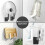 (a-grey) New Hole Free Hook Traceless Strong Adhesive Hook L-type Multifunctional Clothes Hanger Wall Hook Wall Kitchen Creative Hook 6