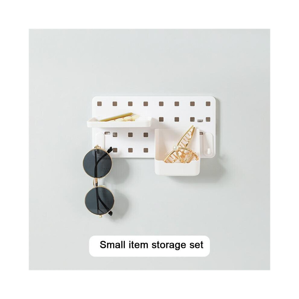 (a-03) Organizer Storage Hook Wall Hanging Self-adhesive Storage Organizer Plastic Punch-free Hook Bathroom Accessories Home Gadget-image-OPC-PCBYSDP-NEW