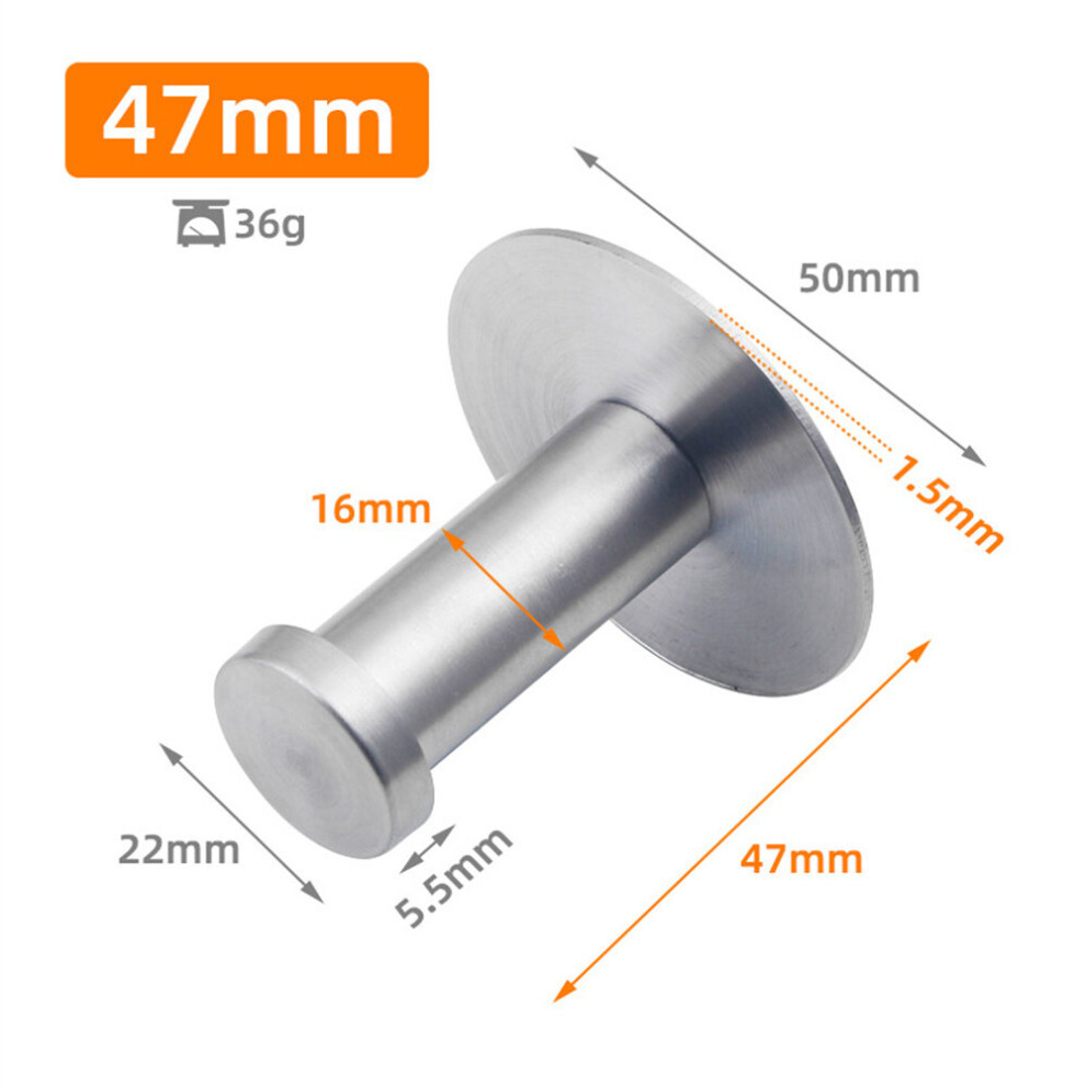 (a-1pcs 5cm) Self Adhesive Key Holder Rack Waterproof Wall Door Hook Wall-mounted Household Clothes Towel Hanger Kitchen Bathroom-image-OPC-PCBYSM9-NEW