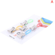 (a-A) Household 5 Tea Towel Hanging Clips Clip On Hooks Loops Hand Towel Hangers Hanging Clothes Pegs Kitchen Bathroom Organizer
