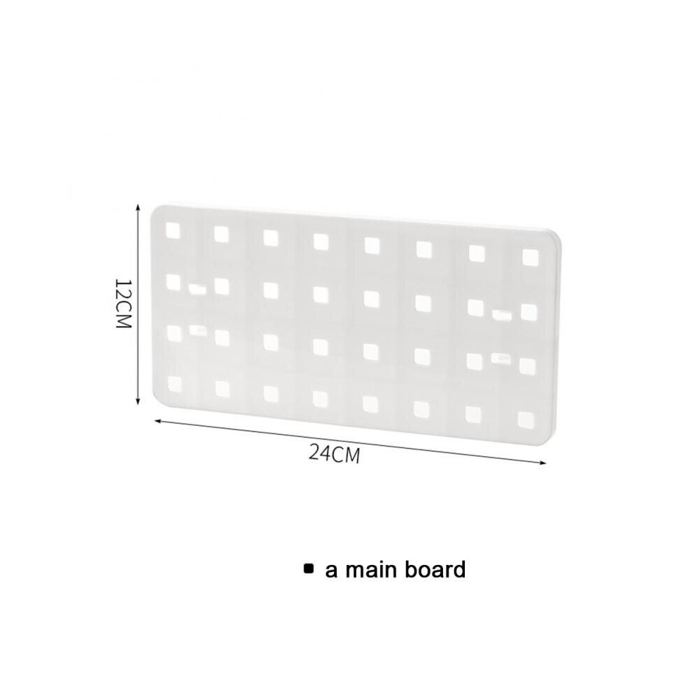 (a-04) Plastic Free Perforation Bathroom Wall Storage Rack Wall Hanging Kitchen Rack Wholesale Hole Board Holder Organizer Creative-image-OPC-PCBYT9T-NEW