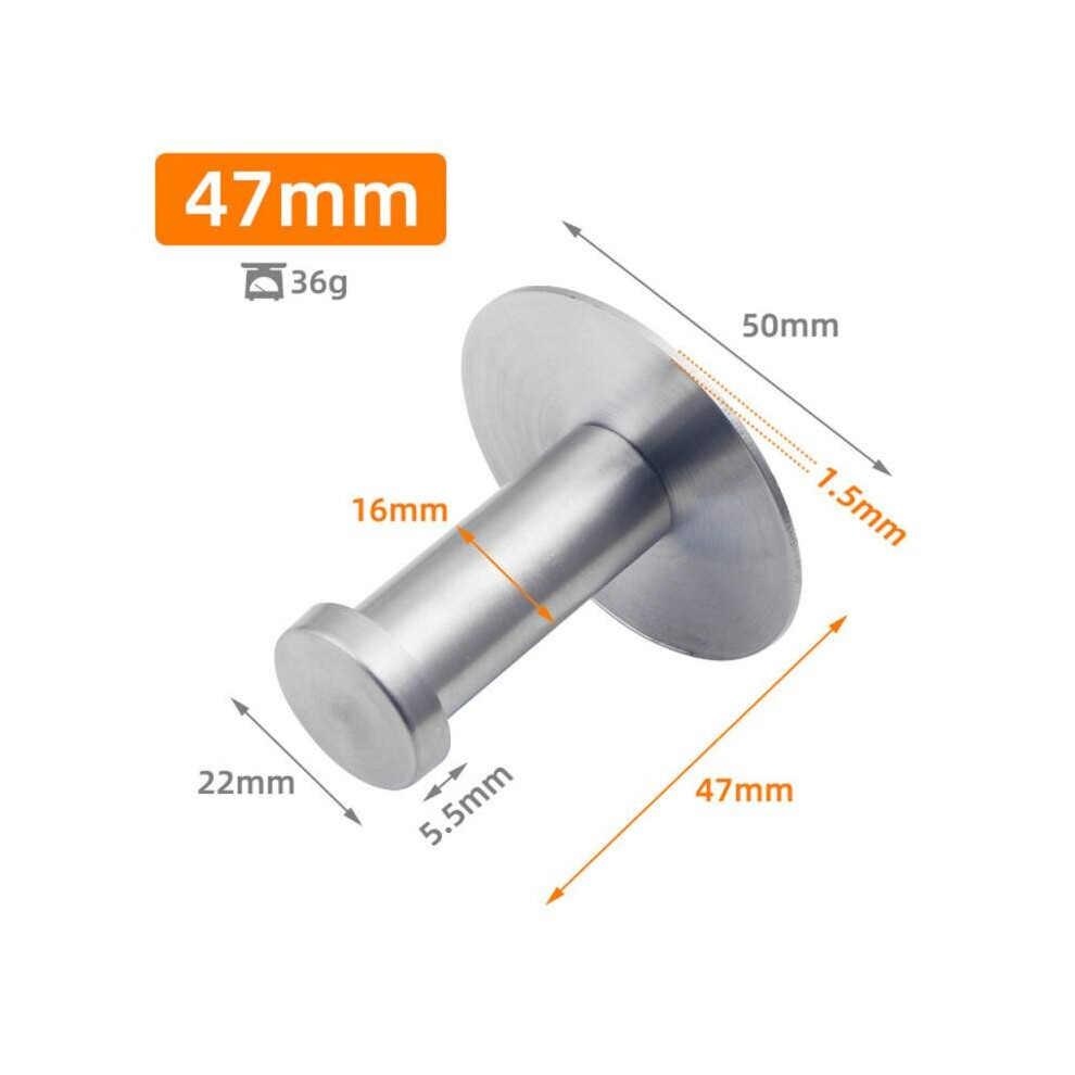 (a-02) Self Adhesive Key Holder Rack Household Stainless Steel Wall-mounted Wall Door Hook Waterproof Clothes Towel Hanger Clothes Rack-image-OPC-PCBYTKT-NEW