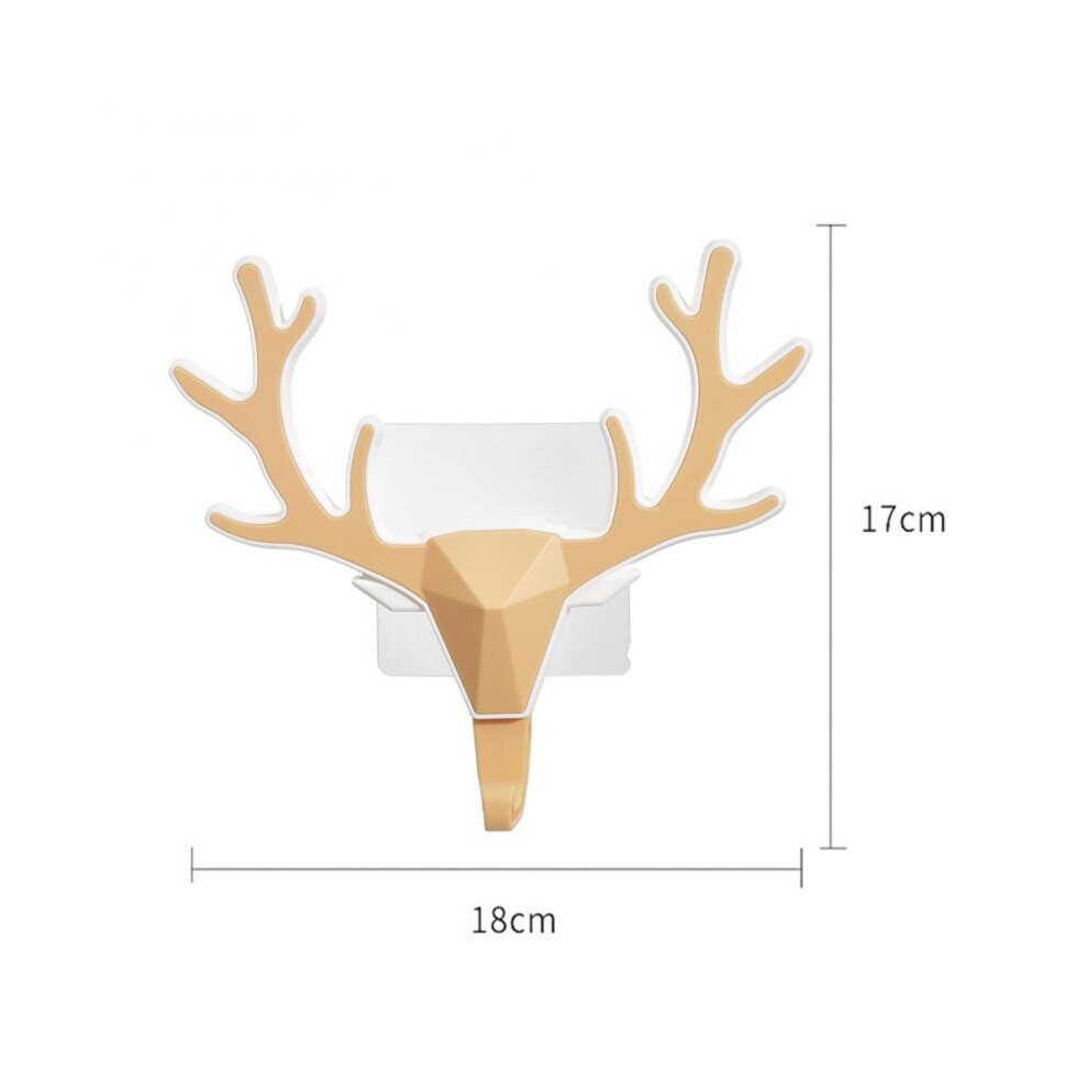 (a-04 as show) Home Deer Horns Hanger Rack Multi-purpose Wall Hanging Hooks Animal Wall Decoration Towel Hanger Organizer Hanger Creative Hooks-image-OPC-PCBYT6X-NEW