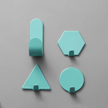 (a-1 4pcs) Seamless 4pcs Bathroom Hook Strong Viscose Kitchen And Bathroom Wall Hanging Hanger Kitchen Towel Hanger Hooks Nail-free A Hook