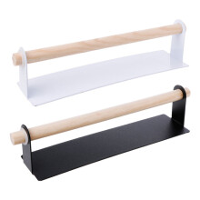 (a-2pcs) Tissue Hanger Kitchen Self-adhesive Roll Paper Holder Towel Storage Rack Cabinet Hanging Shelf Bathroom Storage Rack Organizer