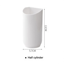 (a-08) Plastic Storage Organizer Punch-free Hook Self-adhesive Wall Hanging Storage Hook Storage Wall Decor Creative Organizer