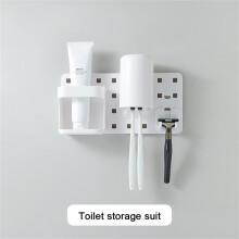 (a-01) Plastic Storage Organizer Punch-free Hook Self-adhesive Wall Hanging Storage Hook Storage Wall Decor Creative Organizer