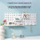 (a-01) Plastic Storage Organizer Punch-free Hook Self-adhesive Wall Hanging Storage Hook Storage Wall Decor Creative Organizer 6