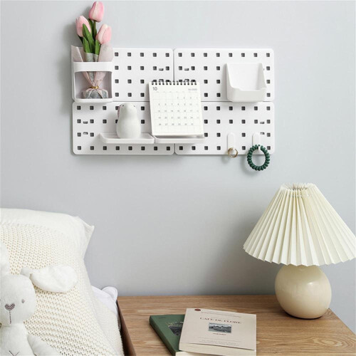 (a-08) Plastic Storage Organizer Punch-free Hook Self-adhesive Wall Hanging Storage Hook Storage Wall Decor Creative Organizer 1