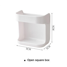 (a-09) Plastic Storage Organizer Punch-free Hook Self-adhesive Wall Hanging Storage Hook Storage Wall Decor Creative Organizer