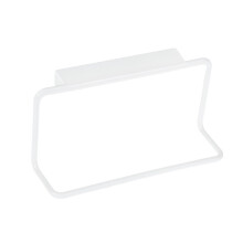 (a-White) Door Tea Towel Rack Bar Hanging Holder Rail Organizer Bathroom Cabinet Cupboard Hanger Kitchen Accessories FP8