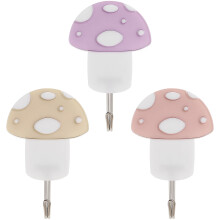 Hooks Wall Adhesive Hook Towel Decorative Hanging Bathroom Sticky Hanger Hangers Key Mushroom Bathrooms Heavy Purse Shower Decor