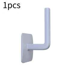 (a-1pc grey) Self-adhesive L-shaped Wall Hook Kitchen Under Cabinet Paper Roll Rack Towel Holder Bathroom Toilet Paper Holders Storage Rack