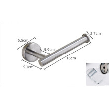 (a-nickel screws) Tuqiu Toilet Paper Holder Kitchen Paper Roll Holder Brushed Gold Stainless Steel Bathroom tissue Holder Tissue rack holders