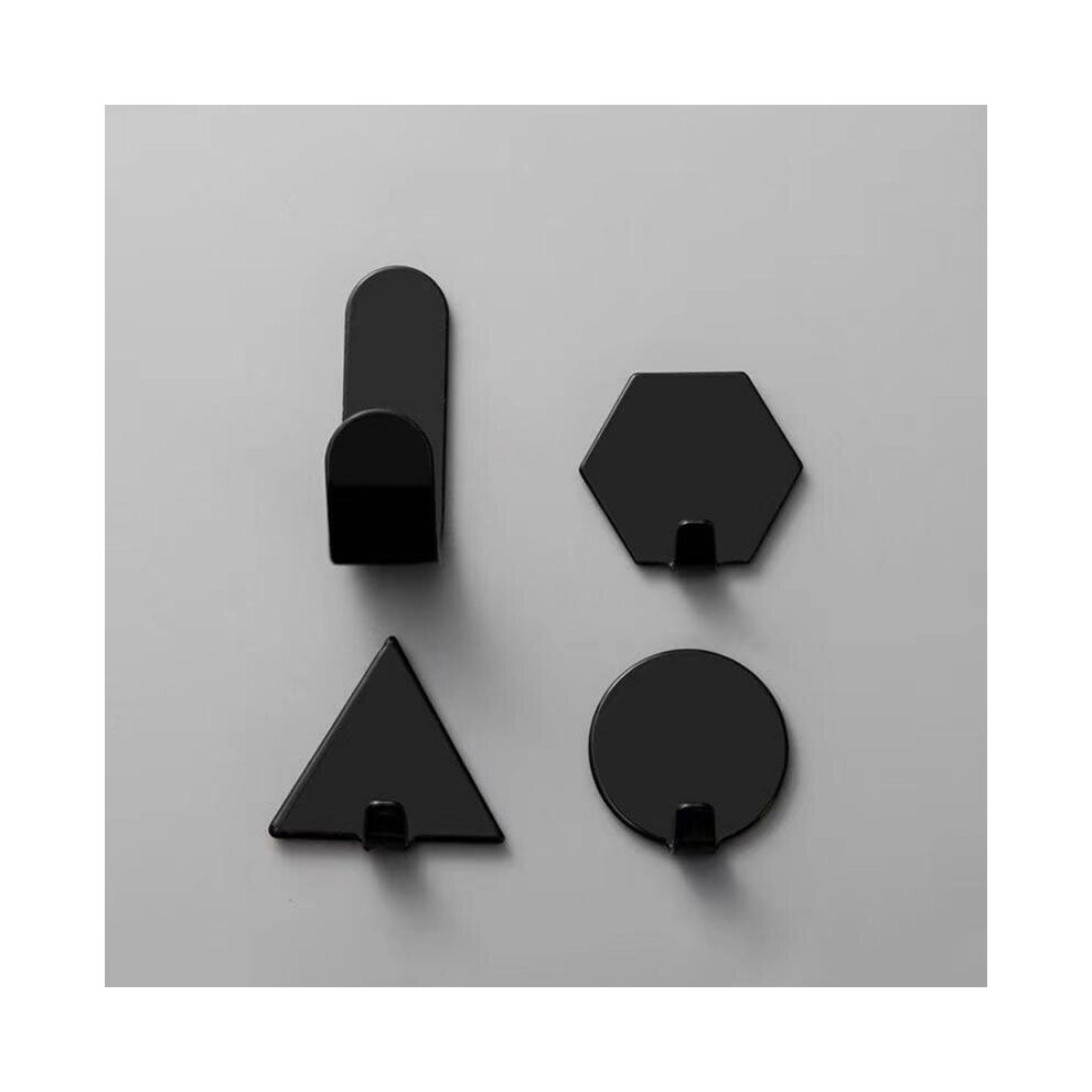 (a-2) Adhesive Type Kitchen And Bathroom Wall Hanging Hanger Seamless Kitchen Towel Hanger Hooks 4pcs Bathroom Hook Nail-free A Hook-image-OPC-PCBZ2FB-NEW