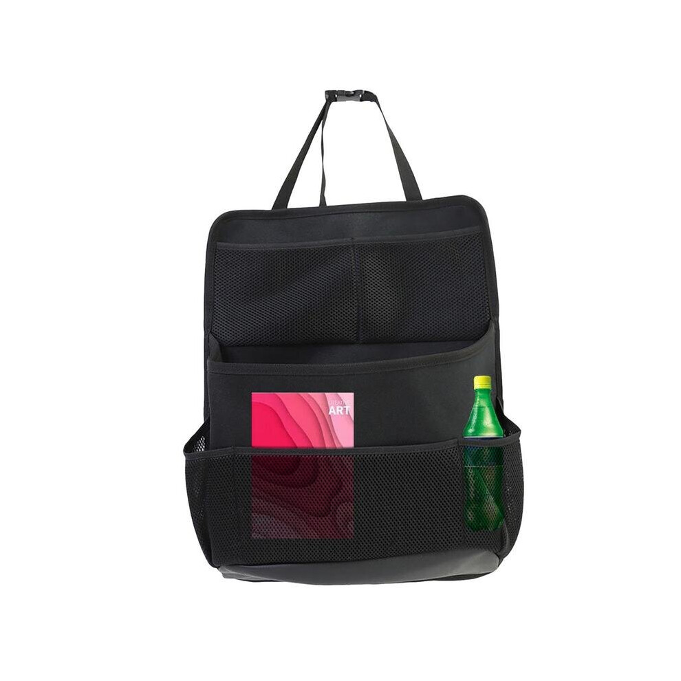 Car Backseat Organizers Pu Leather Car Organizers Easy To Install Hanging Rear Seat Storage Bag For Most Vehicle Cars 4854327929478