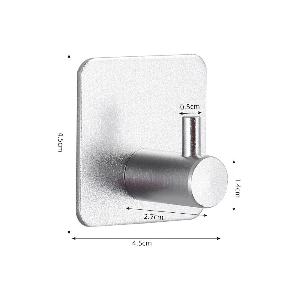 (a-SVA) Adhesive Wall Hooks Mounted Door Key Cloth Coat Bathroom Robe Hanger Kitchen Hardware Rack Shelf Bag Hook Organizer For Hanging-image-OPC-PCBZ8W2-NEW