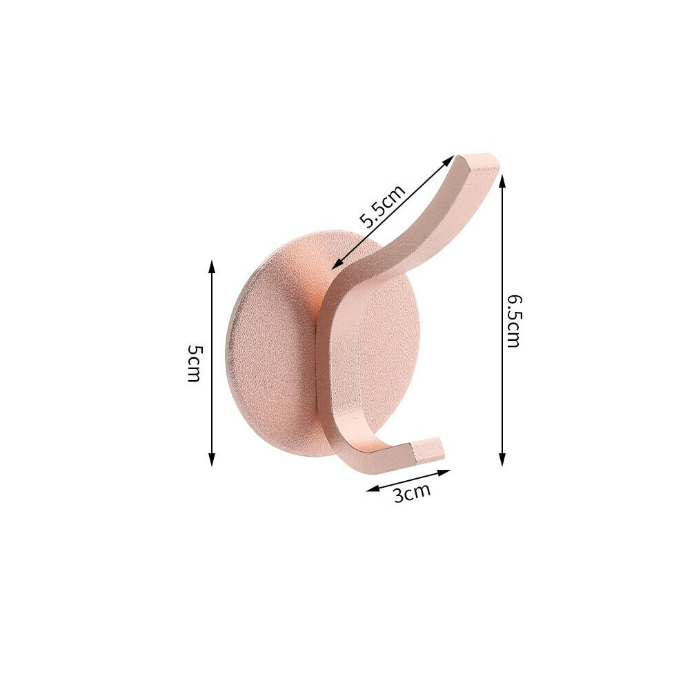 (a-C-Pink 2 PCS) 3/2/1PCS Multi-purpose Wall Hook Door Key Cloth Coat Hook Bathroom Towel Robe Hanger Hook Adhesive Kitchen Hardware Bag Hook-image-OPC-PCBZB8H-NEW
