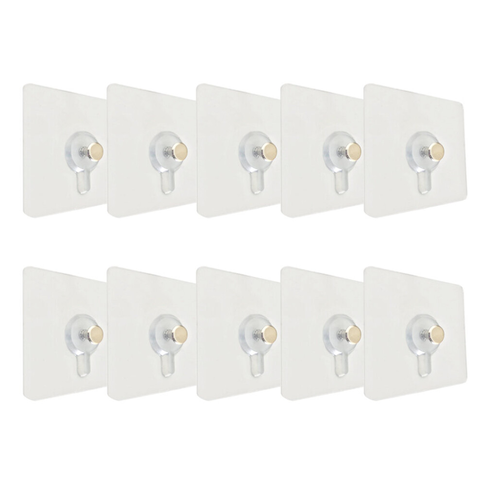 (A-Screw Length 6Mm) Wall Hook Hooks Screw Free Nail Adhesive Nails Hanging Mount Seamless Reusable Screws Sticky Traceless Invisible Self Towel 4854201272874