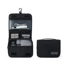 (a-black) Hanging Travel Big Cosmetic Toiletry Bag Women Men Necessary Make Up Beauty Vanity Cases Organizer Accessory Storage Wash Pouch