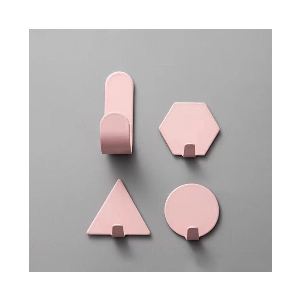 (a-6) Adhesive Type Kitchen And Bathroom Wall Hanging Hanger Seamless 4pcs Bathroom Hook Kitchen Towel Hanger Hooks Nail-free A Hook-image-OPC-PCBZFDB-NEW