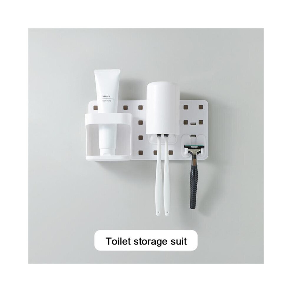 (a-01) Wall Hanging Storage Hook Punch-free Self-adhesive Hook Living Room Kitchen Bathroom Storage Organizer Storage Wall Decor-image-OPC-PCBZFXR-NEW