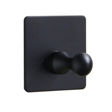 (a-A Black 3) Stainless Steel Self Adhesive Wall Coat Rack Key Holder Rack Towel Hooks Clothes Rack Hanging Hooks Bathroom Home Accessories