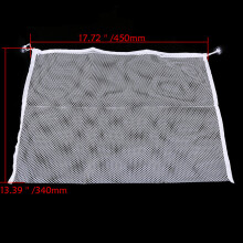 (a-34 x 45 cm) Kid Toys Container Mesh with Suction Cup Foldable Baby Storage Bag Hanging Organizer Net Bathroom Shower Bathtub Toy Holder