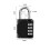(Black) Combination Padlock丨4 Digit Combination Locker Padlock 2