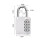 (White) Combination Padlock丨4 Digit Combination Locker Padlock 2