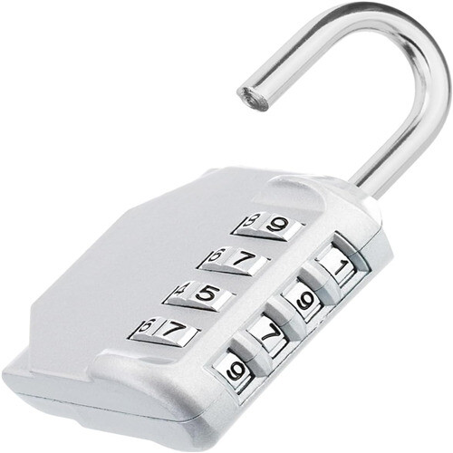 (White) Combination Padlock丨4 Digit Combination Locker Padlock