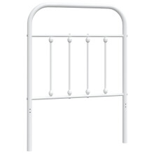 (white, 75 cm) vidaXL Metal Headboard Bed Header Bed Headboard Black Headboard Black 75 cm