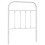 VidaXL (white, 75 cm) vidaXL Metal Headboard Bed Header Bed Headboard Black Headboard Black 75 cm 2