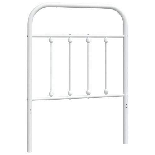 VidaXL (white, 75 cm) vidaXL Metal Headboard Bed Header Bed Headboard Black Headboard Black 75 cm 1