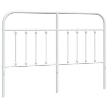 (white, 140 cm) vidaXL Metal Headboard Bed Header Bed Headboard Black Headboard Black 75 cm