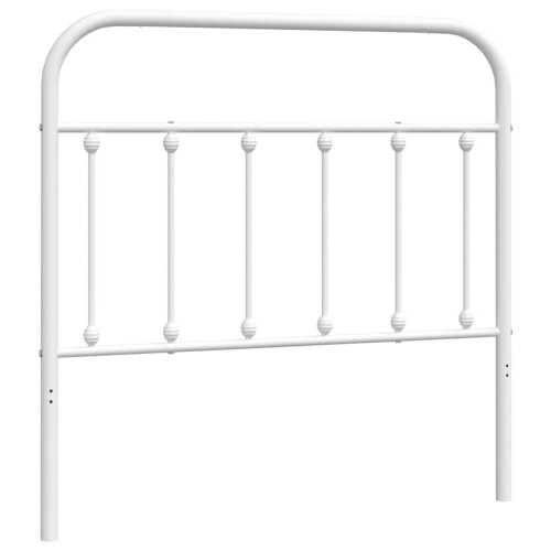 VidaXL vidaXL Ersatz-Kopfteil Metall Weiß 100 cm